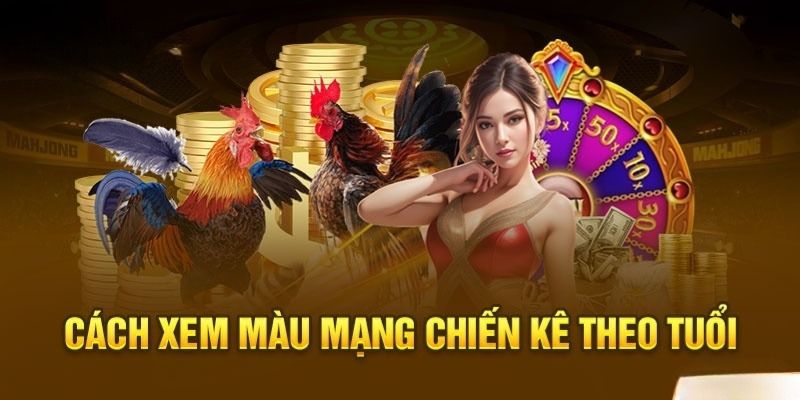 Cách xem màu mạng gà đá cựa sắt qua 12 con giáp